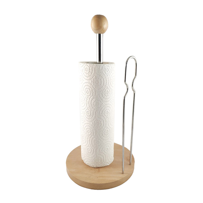 پایه رول دستمال کاغذی مدل چوبی