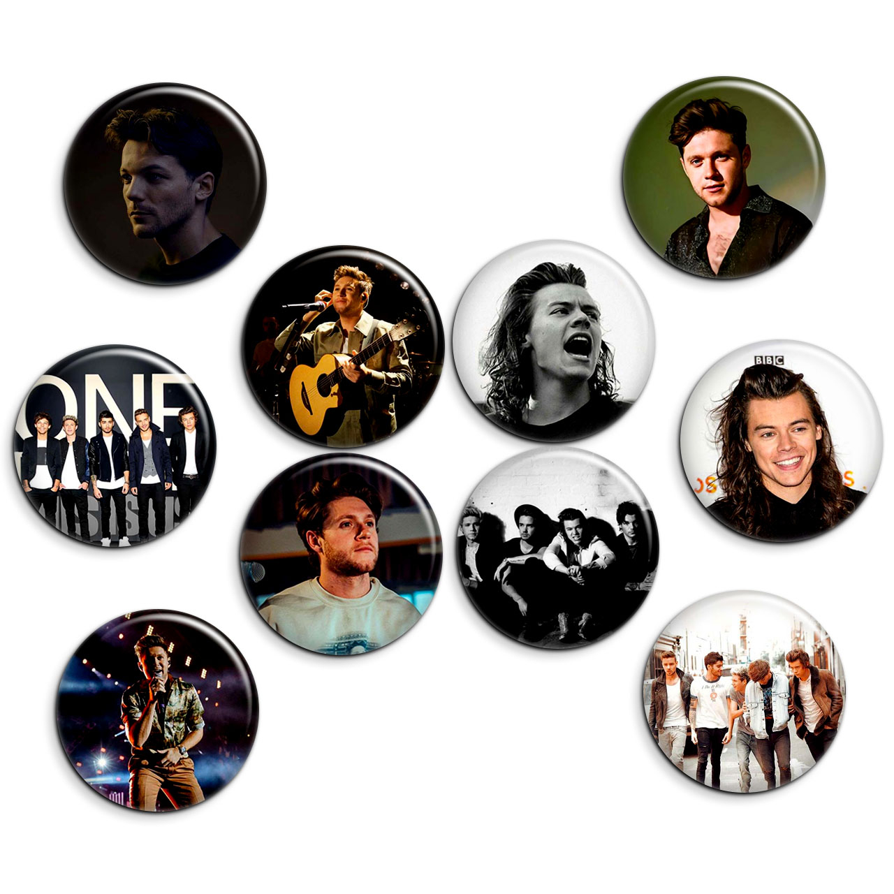 پیکسل پرمانه طرح One Direction کد pmg.5609 مجموعه 10 عددی