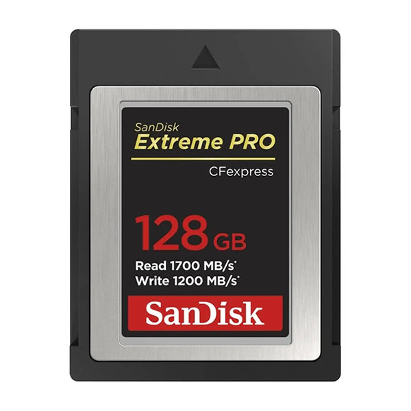 کارت حافظه CFEXPRESS سن دیسک مدل Extreme Pro TYPE B CARD کلاس 10 استاندارد UHS-II U3 سرعت 1700mbps ظرفیت 128 گیگابایت