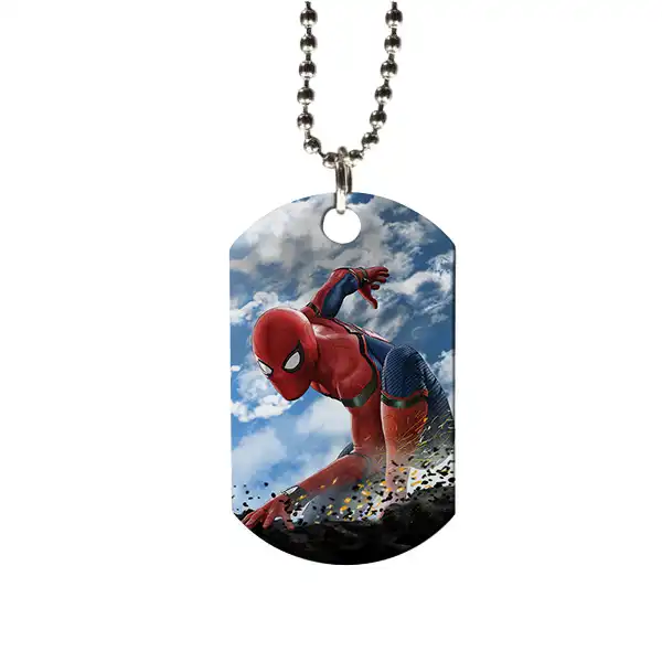 گردنبند طرح مرد عنکبوتی کد pk21