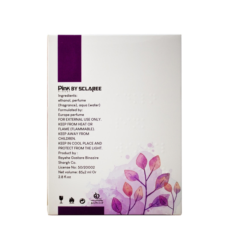 ادو پرفیوم زنانه اسکلاره مدل JACQUELINE حجم 85 میلی لیتر