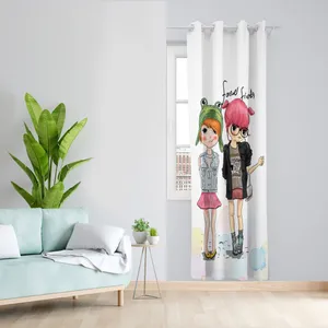  پرده مدل دخترانه مخمل پانچی کد 1170 سایز 140x280 سانتی متر