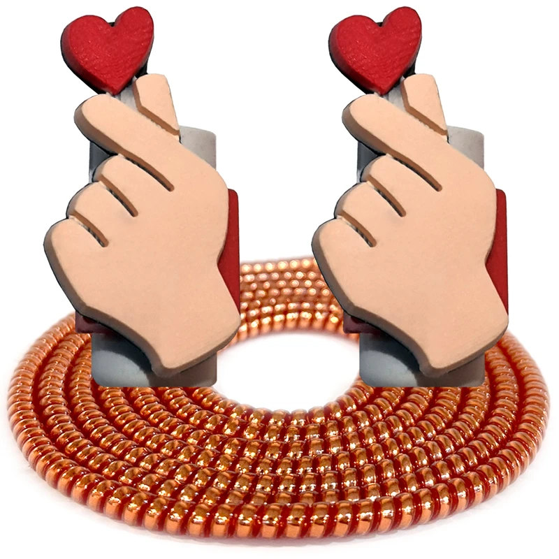 محافظ کابل رینیکا مدل Hand Heart 03 مجموعه 3 عددی