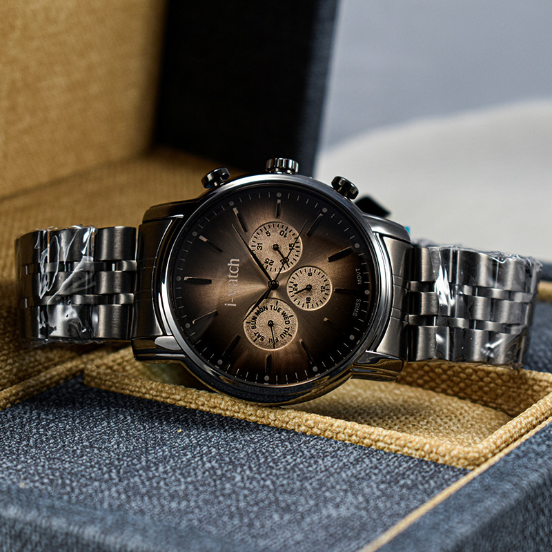 ساعت مچی عقربه‌ای مردانه کوارتز کورنوگراف آی واتچ مدل 190191M