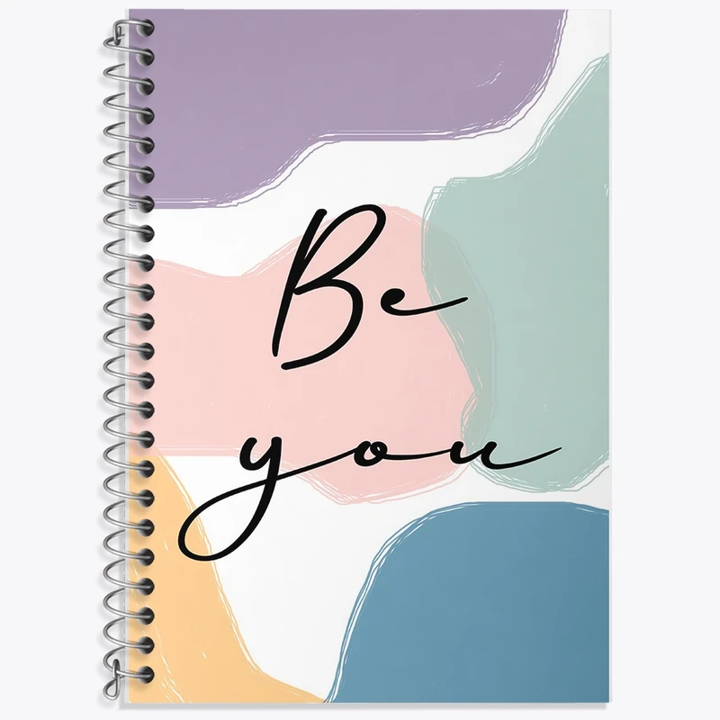 دفتر زبان 50 برگ خندالو مدل دو خط طرح Be You کد F1757