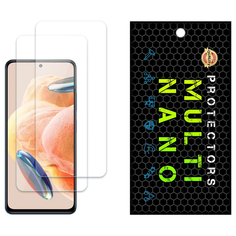 محافظ صفحه نمایش مولتی نانو مدل X-S2N مناسب برای گوشی موبایل شیائومی Redmi Note 12 Pro 4G بسته دو عددی