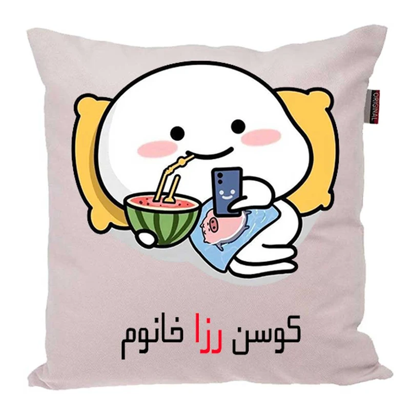 کوسن پاد آفرین مدل فانتزی اسم شخصی طرح دخترانه اسم رزا کد 01505