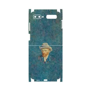 MAHOOT Self portrait with a gray felt hat-FullSkin Cover Sticker for Samsung Galaxy Z Flip