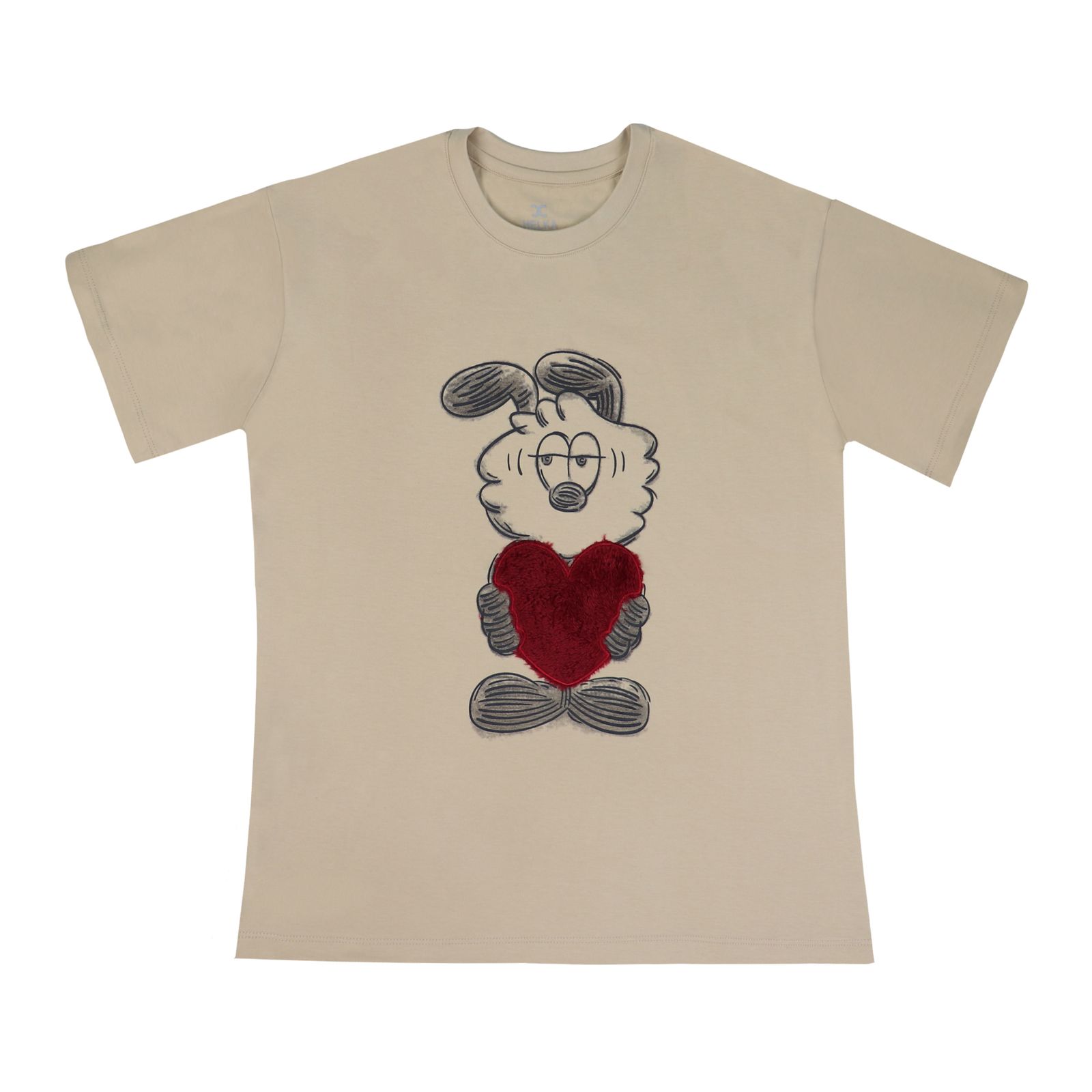 تی شرت آستین کوتاه زنانه هلکاپاژ مدل خرگوش -  - 1