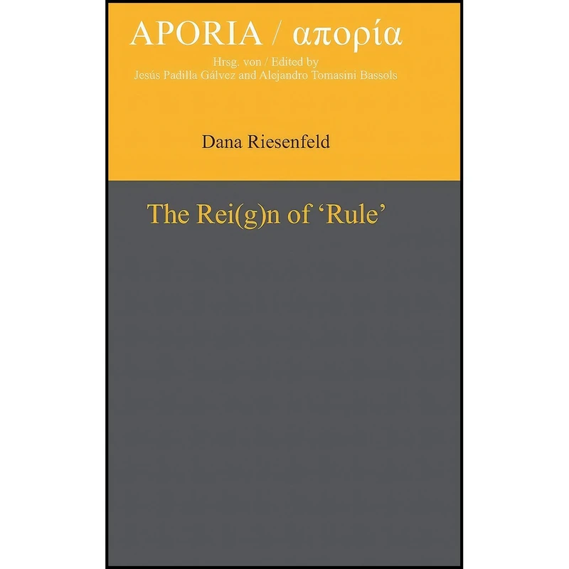 کتاب The Rei اثر Dana Riesenfeld انتشارات De Gruyter