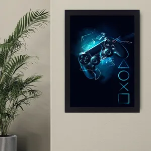 تابلو نوری گیم دکور طرح گیم پد مدل Game pad 05