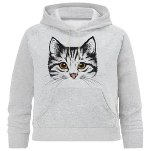 هودی دخترانه مدل M 136 گربه