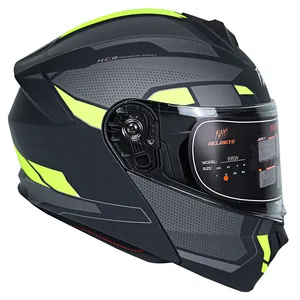 کلاه کاسکت فک متحرک فلش مدل 935sv black/neon yellow