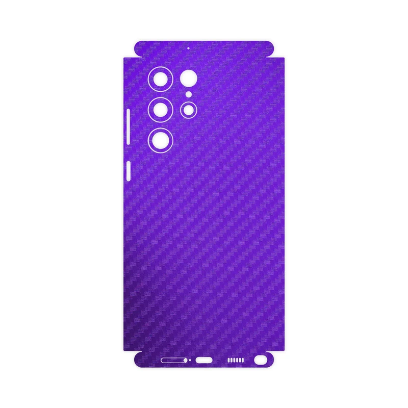 برچسب پوششی ماهوت مدل Purple-Fiber-FullSkin مناسب برای گوشی موبایل سامسونگ Galaxy S22 Ultra 5G