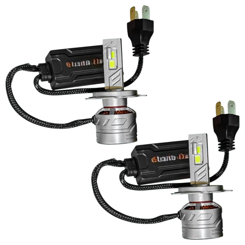 لامپ نور پایین و نور بالا چراغ جلو تک حالته بست یدک مدل یخی کد CB1300 با پایه H4 مناسب برای رنو ال ۹۰ و مگان بسته ۲ عددی 
