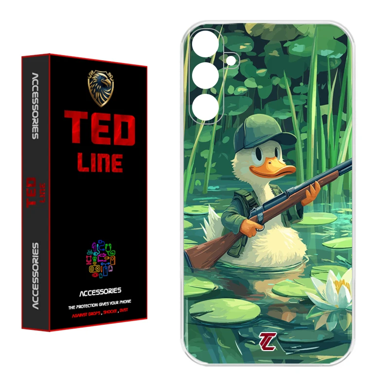 کاور تد لاین طرح اردک کد 1123 مناسب برای گوشی موبایل سامسونگ Galaxy S24 FE