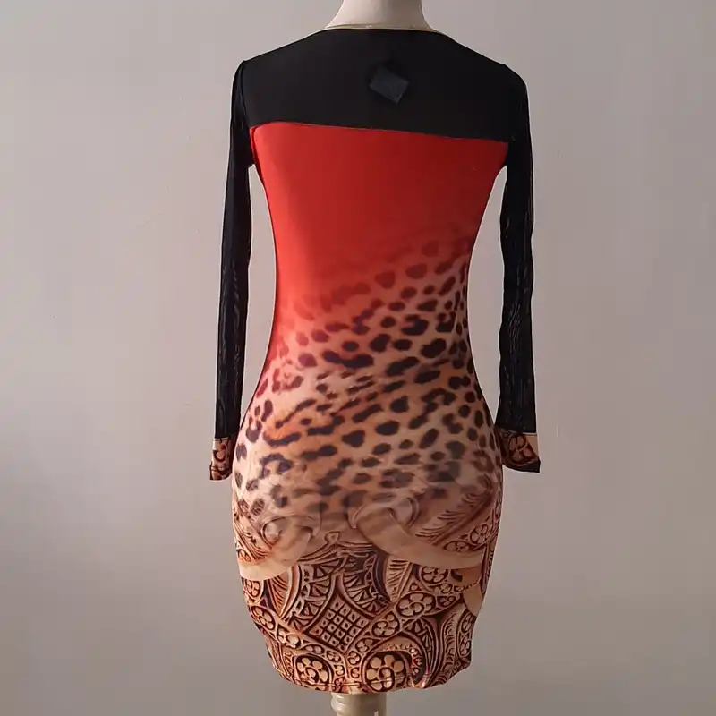 پیراهن زنانه مدل پلنگی