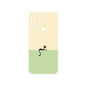 MAHOOT Minimal Internet Cat Icon Cover Sticker for Xiaomi Redmi A2 Plus