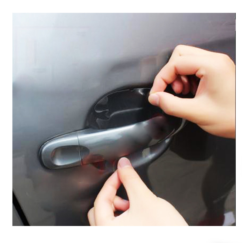 محافظ گودی دستگیره درب خودرو مدل حفاظتی مجموعه 4 عددی