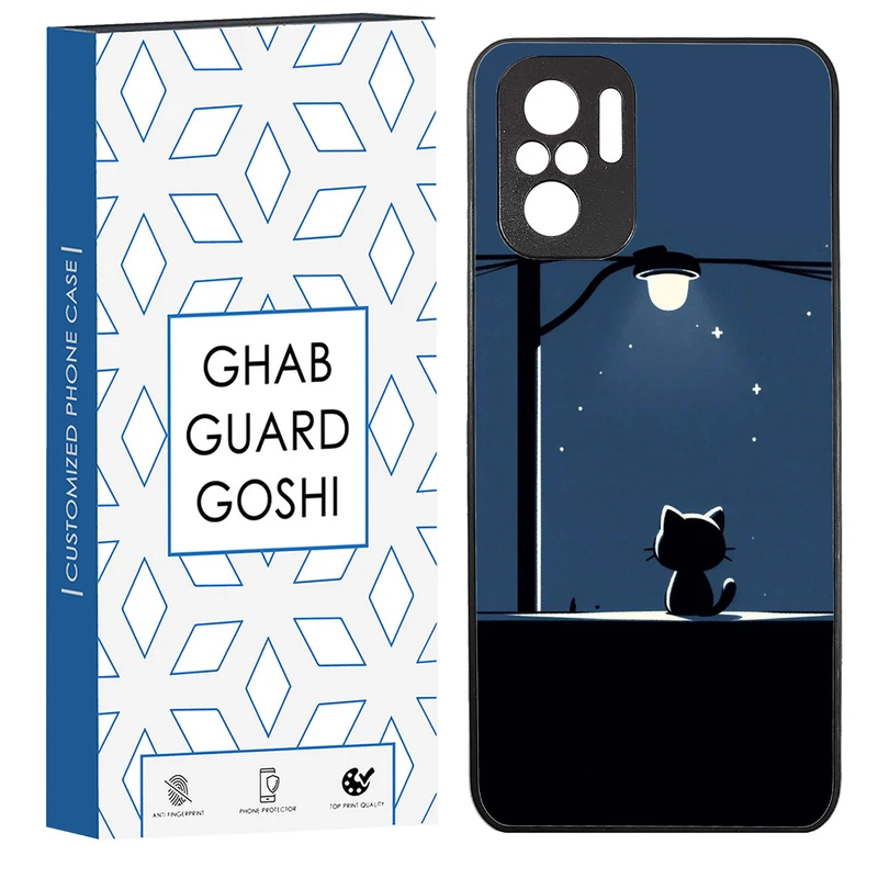 کاور قاب گارد گوشی طرح گربه کد TPU-189 مناسب برای گوشی موبایل شیائومی Redmi Note 10 4g / Redmi Note 10s / Poco m5s