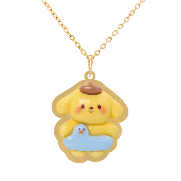 گردنبند طلا 18 عیار دخترانه ژابیز مدل خرگوش