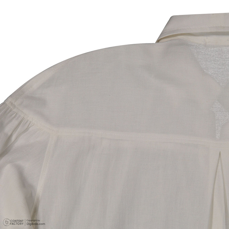 پیراهن زنانه دیجی استایل اسنشیال مدل 010 رنگ سفید