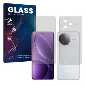 Glass Hydrogel model Transparent Screen Protector for Xiaomi Redmi K80 Pro mobile phone along with the back protector