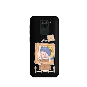 کاور طرح دخترانه هنری کد m2911 مناسب برای گوشی موبایل شیائومی Redmi Note 9 / Redmi 10X 4G
