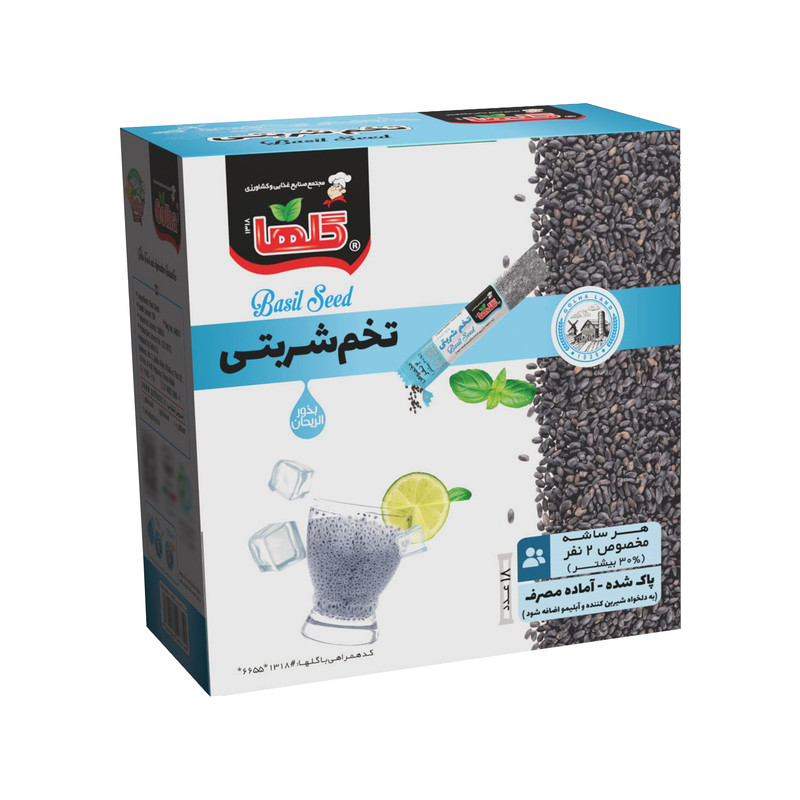 ساشه تخم شربتی گلها - 10 گرم بسته 18 عددی
