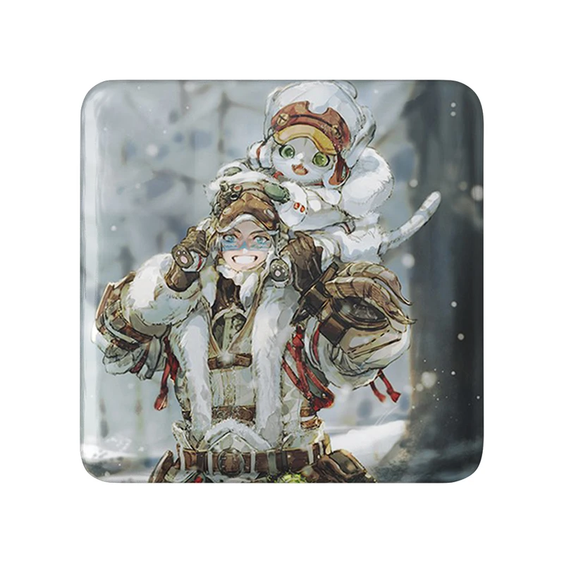 مگنت خندالو طرح بازی شکارچی هیولا (Monster Hunter) مدل مربعی کد 33286