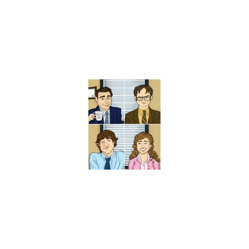 استیکر لپ تاپ لولو طرح سریال OFFICE کد 385