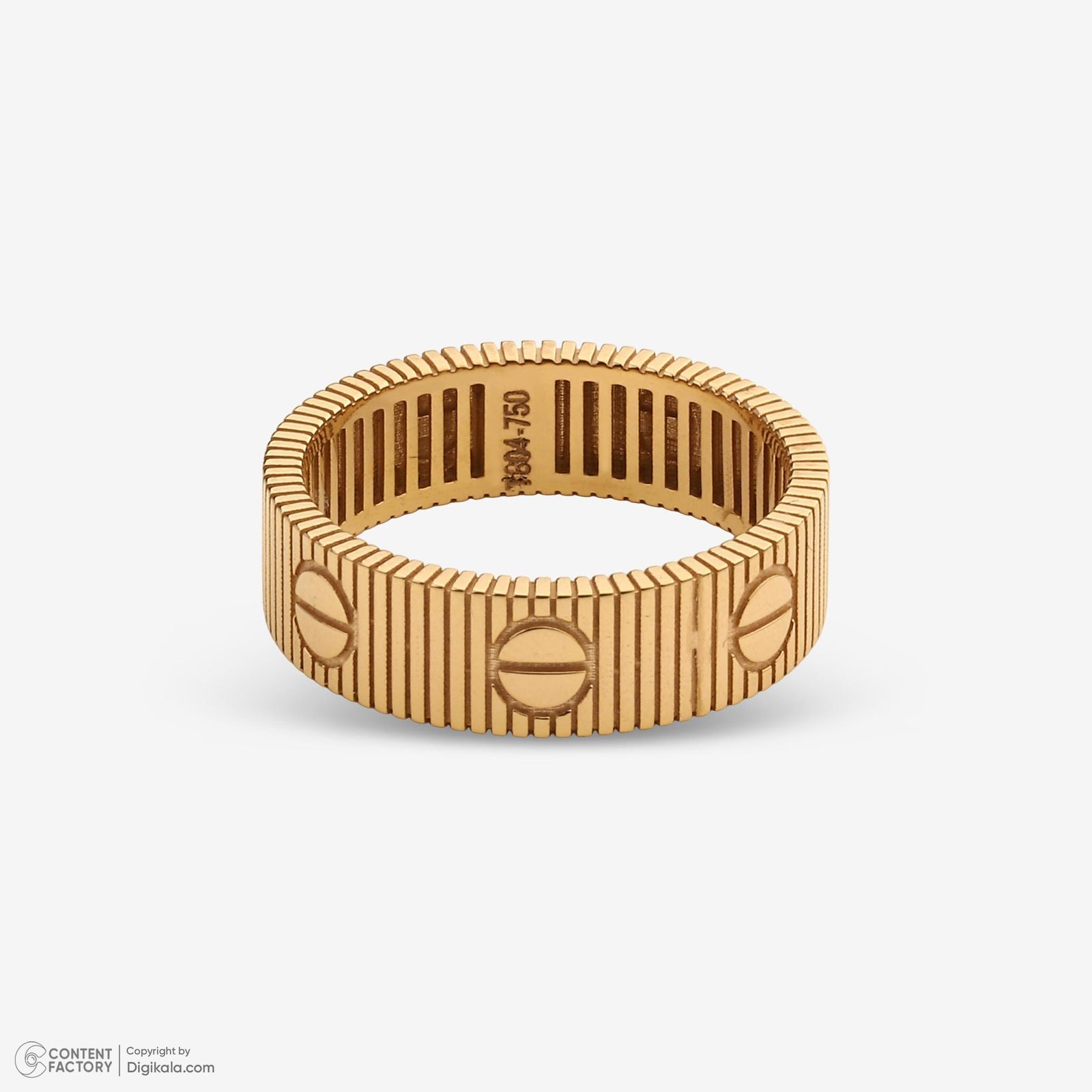 انگشتر طلا 18 عیار زنانه با طرح کارتیه لاو مایا ماهک مدل MR1551 سایز 56 -  - 3