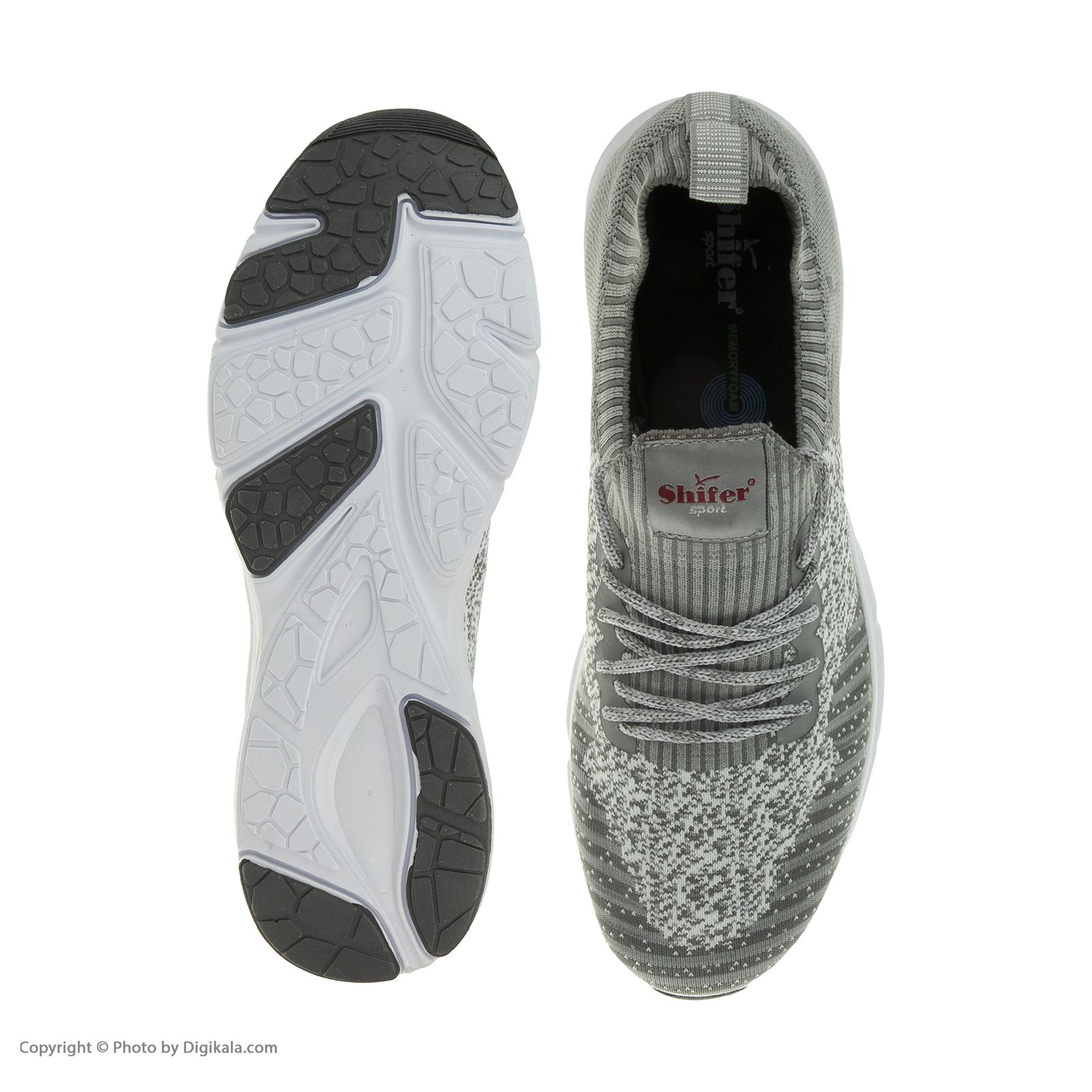 کفش پیاده روی مردانه شیفر مدل 7s02a-Gray -  - 5