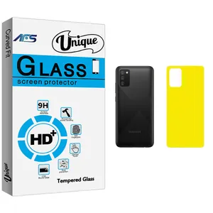 AFS Unique Glass Back Protector For Samsung Galaxy A02s