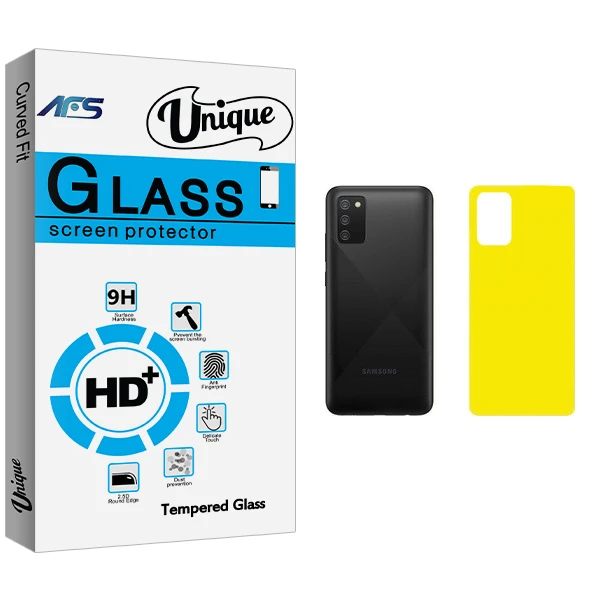 محافظ پشت گوشی ای اف اس مدل Unique Glass مناسب برای گوشی موبایل سامسونگ Galaxy A02s