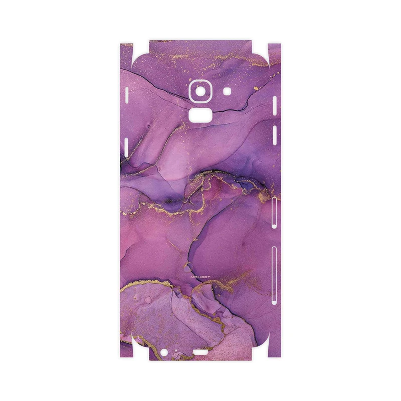 برچسب پوششی ماهوت مدل Purple Marble-FullSkin مناسب برای گوشی موبایل سامسونگ Galaxy J6