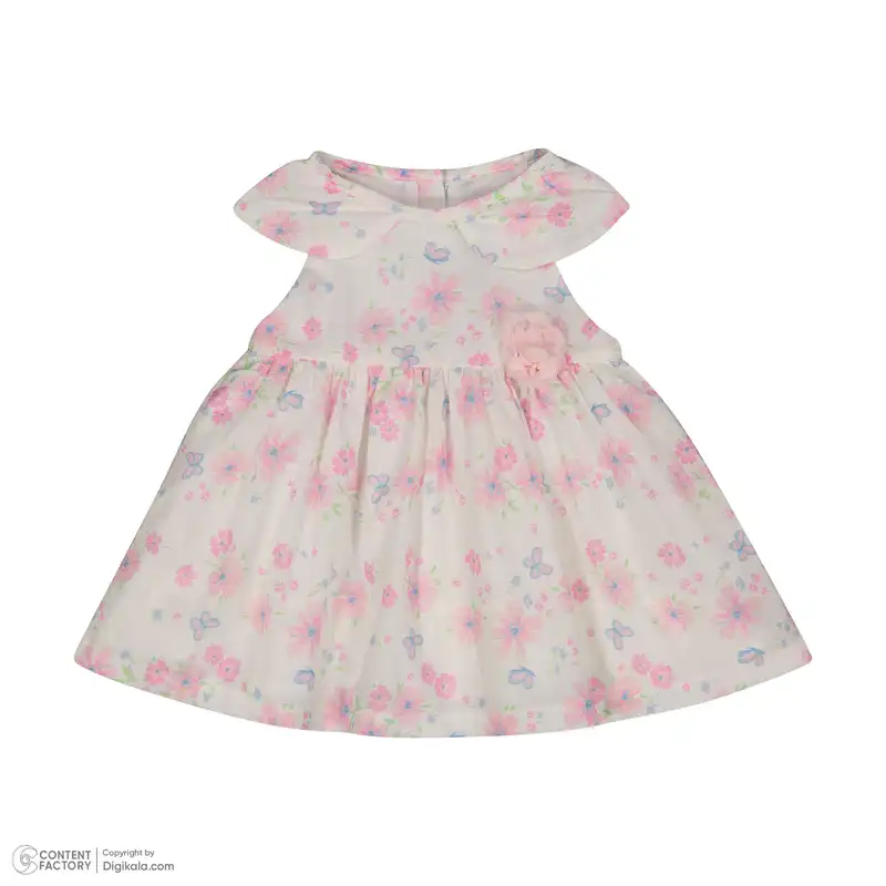 ست 3 تکه لباس نوزادی ایندیگو مدل 13152 رنگ سفید