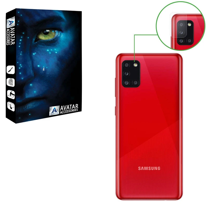محافظ لنز دوربین آواتار مدل LENZ_A31 مناسب برای گوشی موبایل سامسونگ GALAXY A31