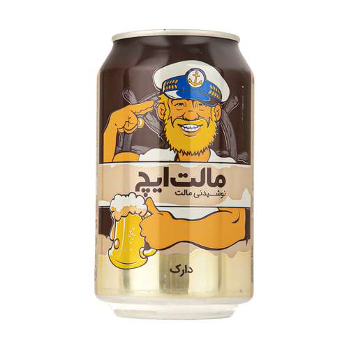 نوشیدنی مالت دارک مالت ایچ - 330 میلی لیتر 