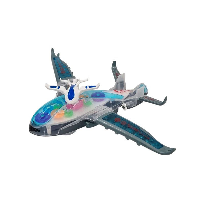 هواپیما بازی مدل دوقلو چراغدار کد H2