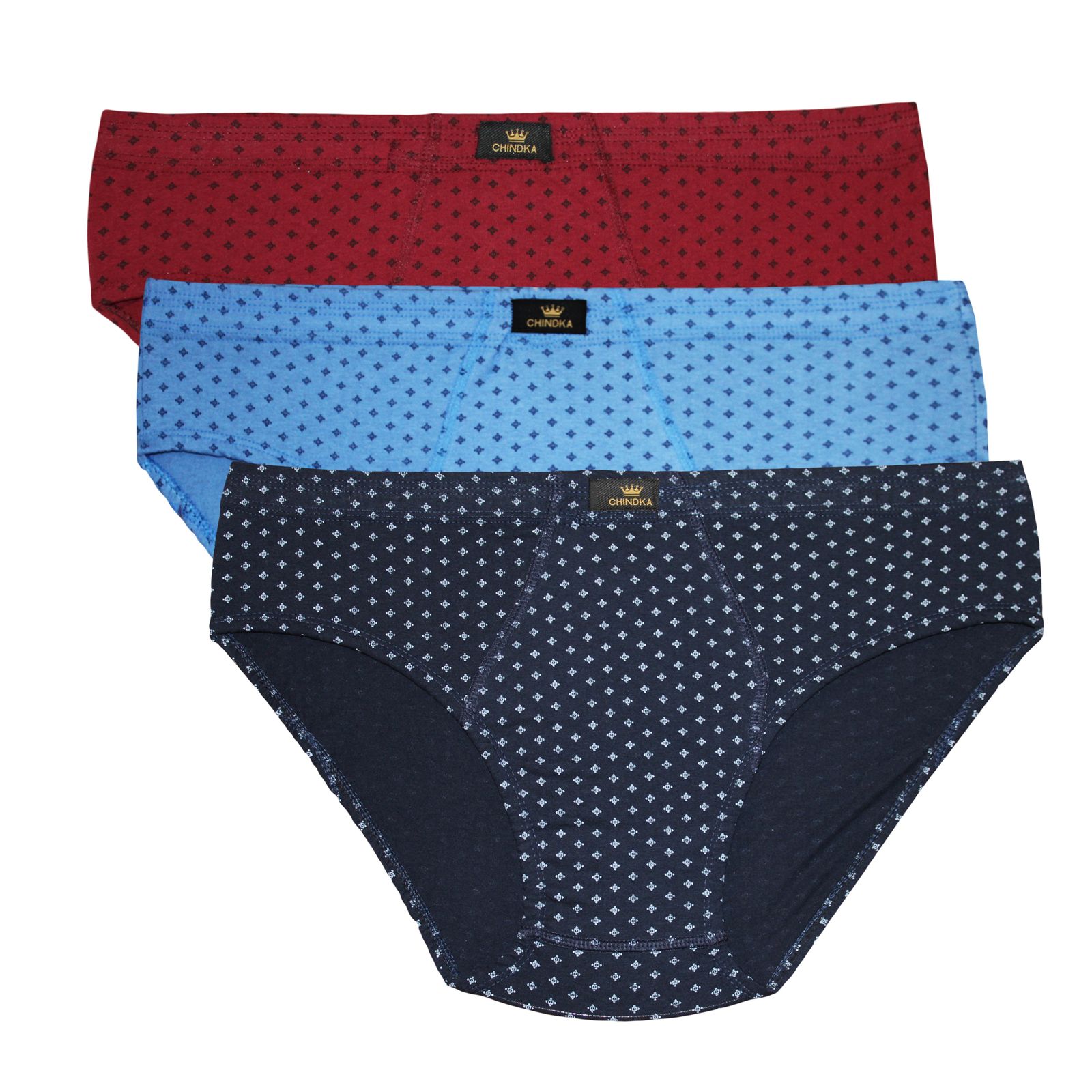 شورت مردانه چیندکا مدل Star کد 111 مجموعه 3 عددی - - 1