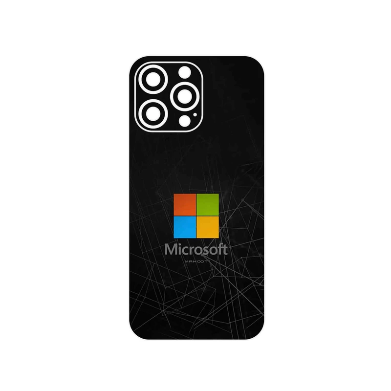 برچسب پوششی ماهوت مدل Microsoft_Logo مناسب برای گوشی موبایل اپل iPhone 14 Pro Max