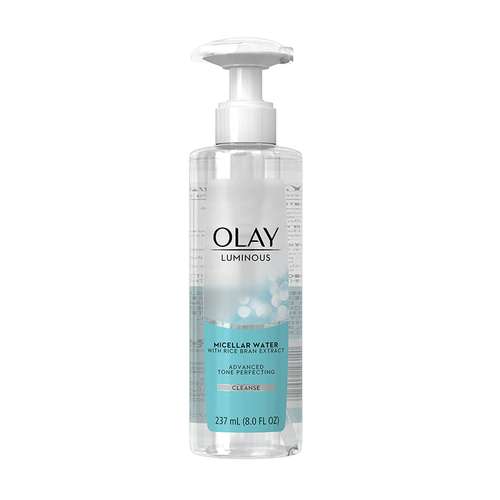 محلول پاک کننده آرایش صورت اولای مدل Luminous حجم ۲۳۷ میلی لیتر