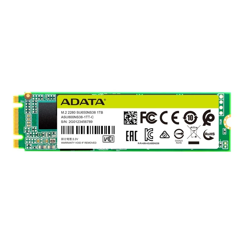 اس اس دی اینترنال ای دیتا مدل SU650 M.2 2280 ظرفیت یک ترابایت