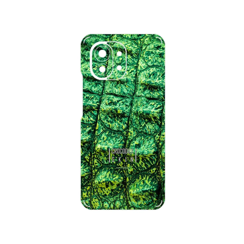 برچسب پوششی ماهوت مدل Crocodile Skin مناسب برای گوشی موبایل شیائومی Mi 11 5G