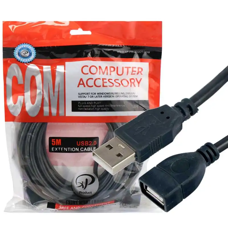 کابل افزایش طول USB 2.0 ایکس پی پروداکت مدل 01 طول 1.5 متر