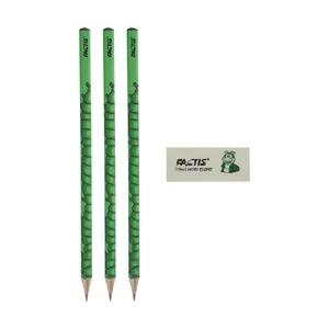 مداد مشکی فکتیس سری Insects مدل Silk Worm  بسته 3 عددی
