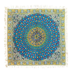 رومیزی قلمکار زابلیان مدل شاهکار طرح گنبد مسجد شیخ الله اصفهان کد HQ80