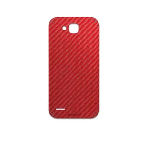 MAHOOT Red-Fiber Cover Sticker for Honor 3X G750