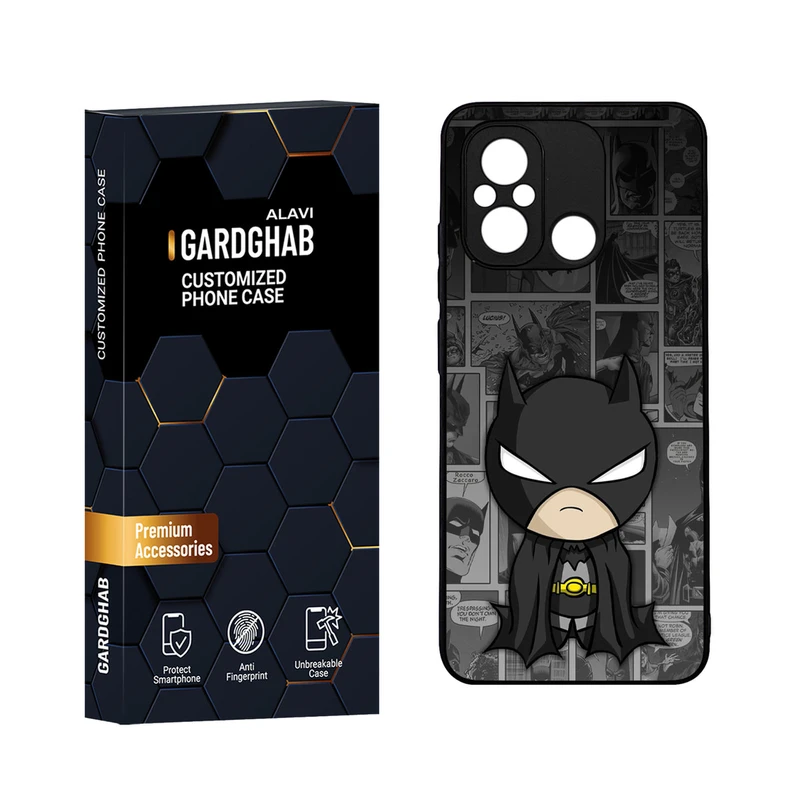 کاور گارد قاب مدل دورژله ای پسرانه مناسب برای گوشی موبایل شیائومی Poco C55 / Redmi 12c